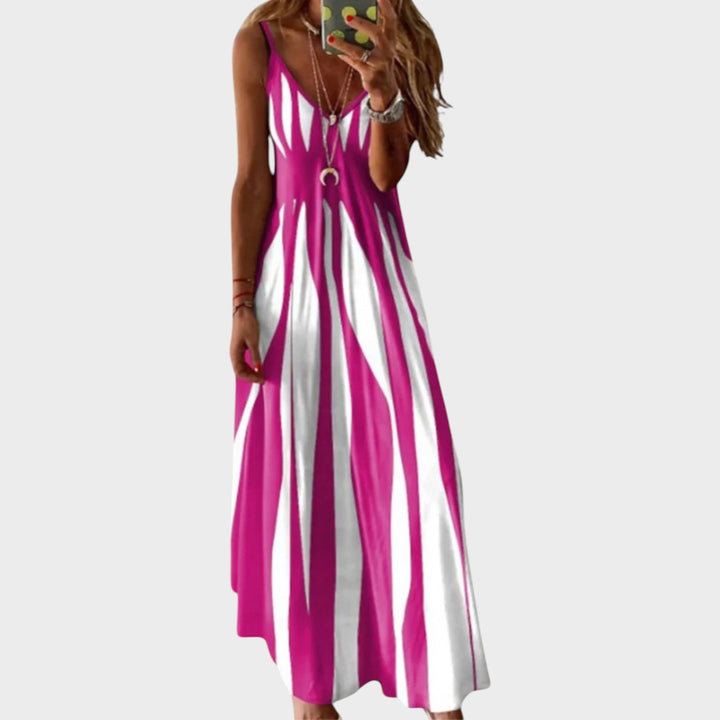 VESTIDO LARGO ESTAMPADO