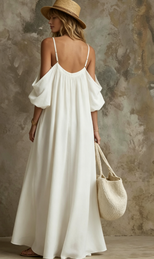 VESTIDO CAFTÁN MAXI