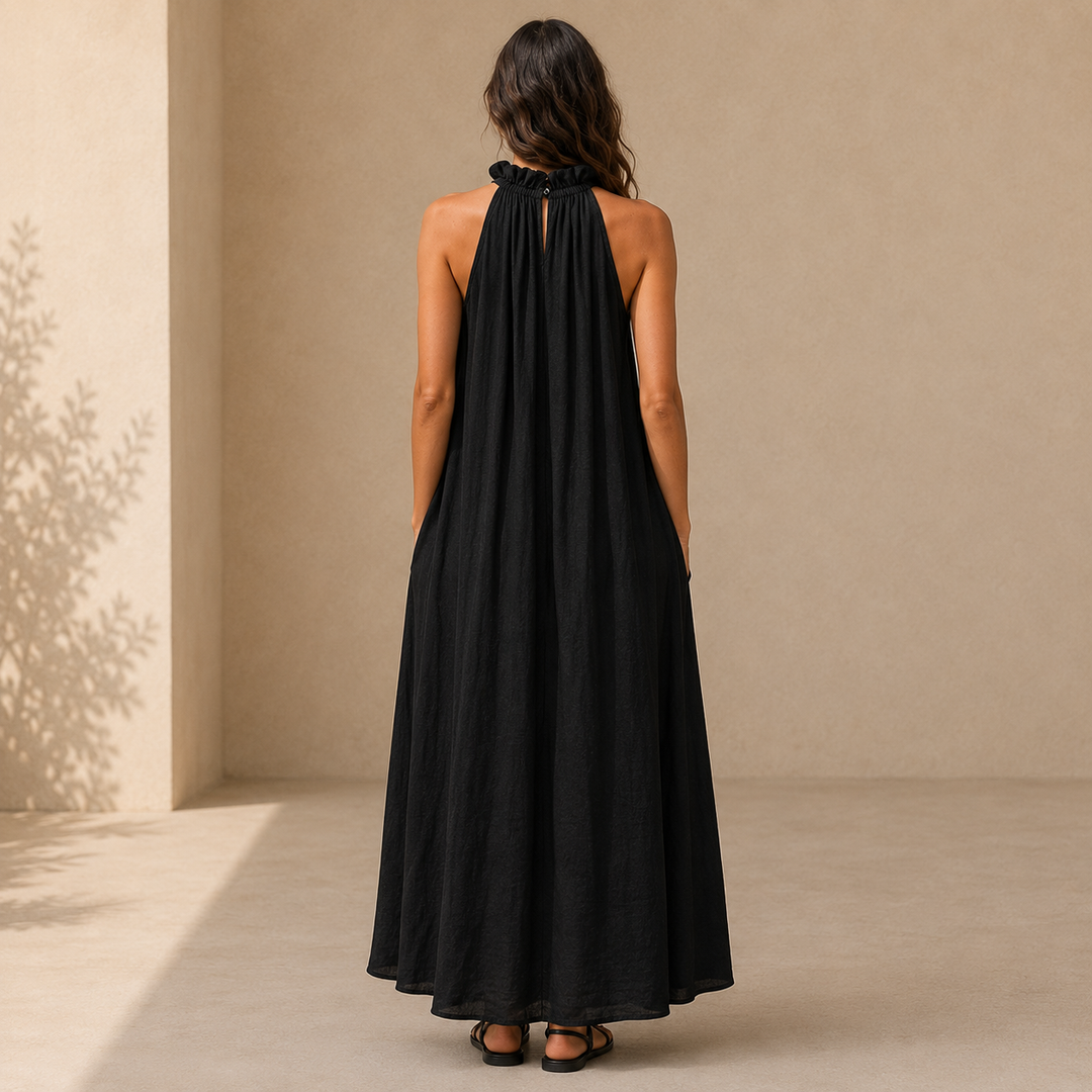 VESTIDO CON VOLANTES