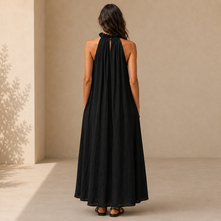 VESTIDO CON VOLANTES