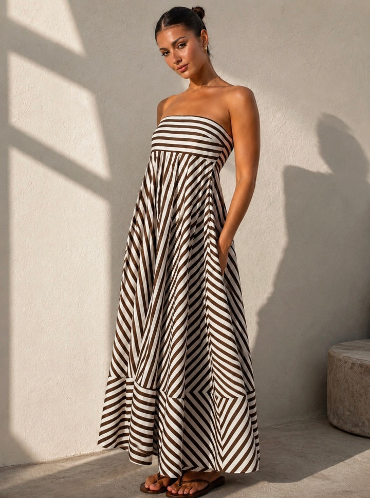 VESTIDO COMPRIDO SEM ALÇAS