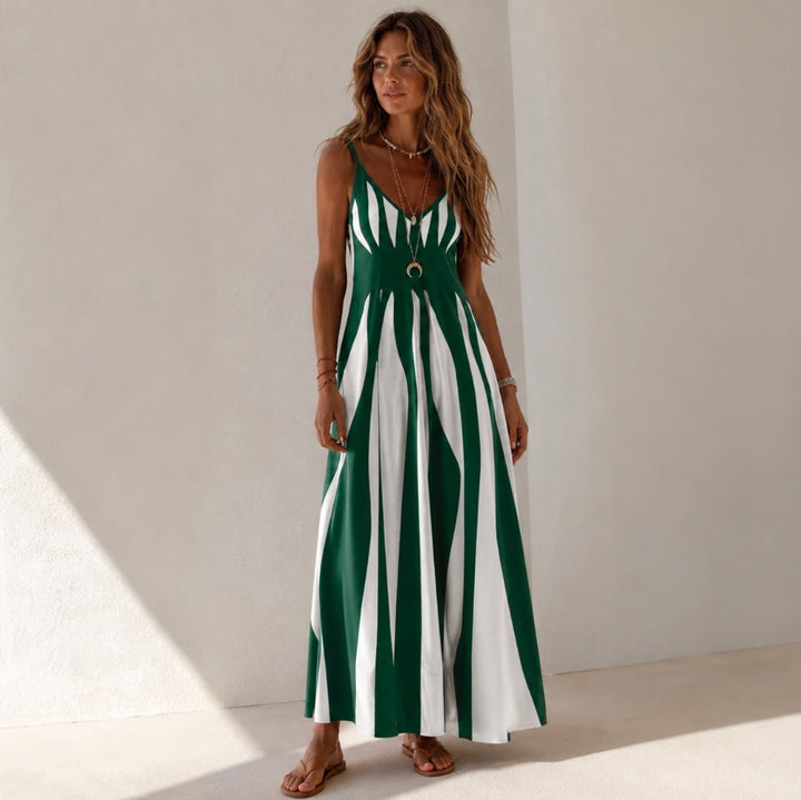 VESTIDO COMPRIDO ESTAMPADO