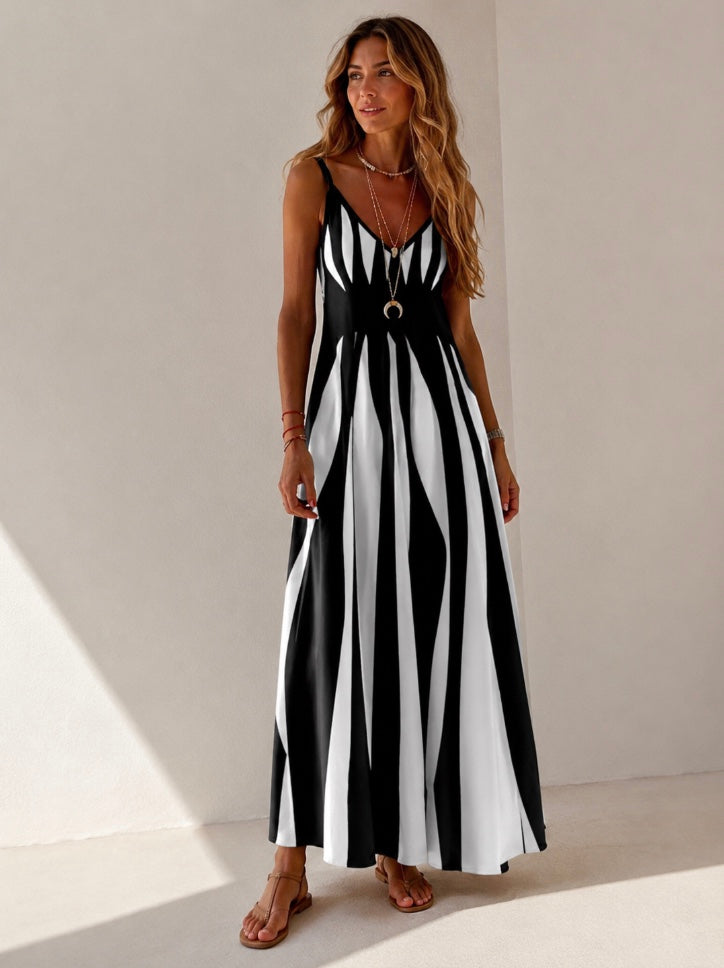 VESTIDO COMPRIDO ESTAMPADO