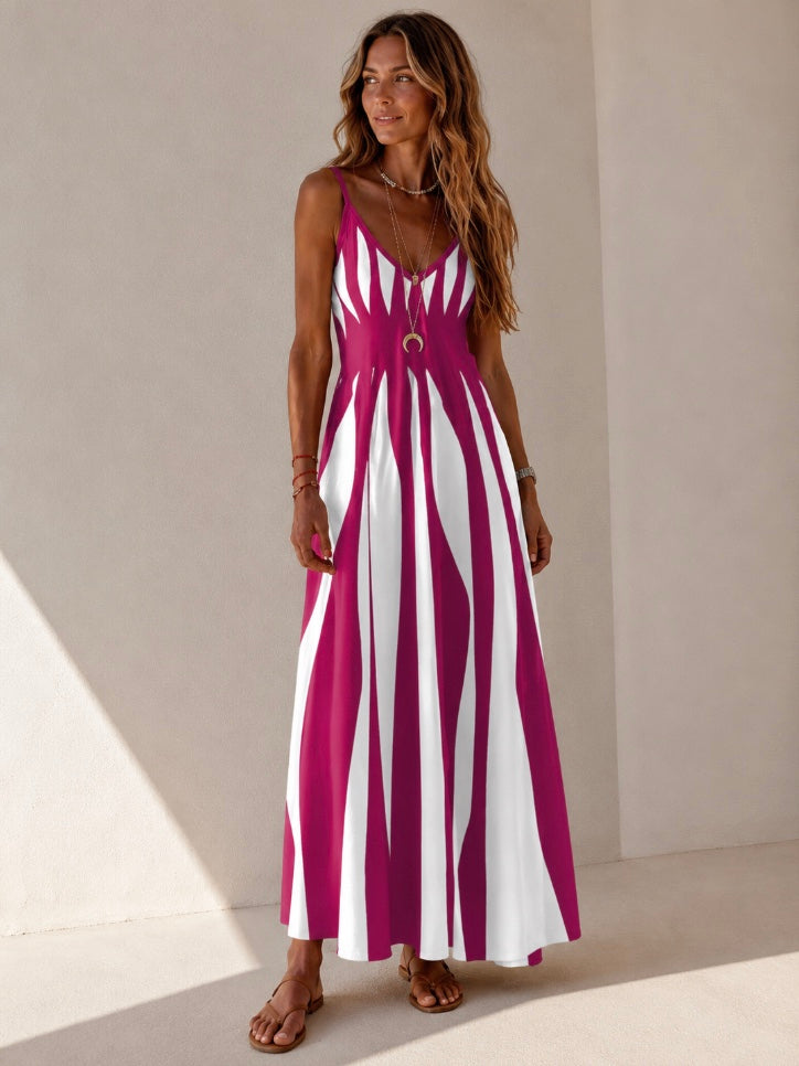 VESTIDO COMPRIDO ESTAMPADO