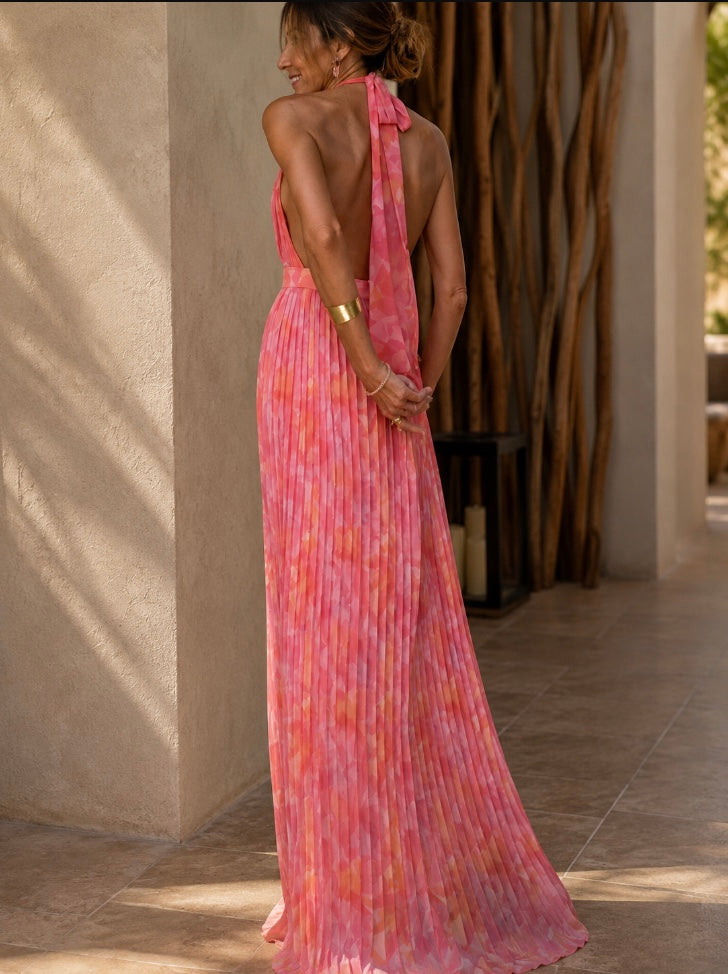 VESTIDO PLISADO ELEGANTE