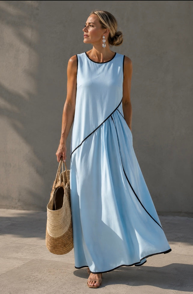 VESTIDO DE VERÃO COMPRIDO