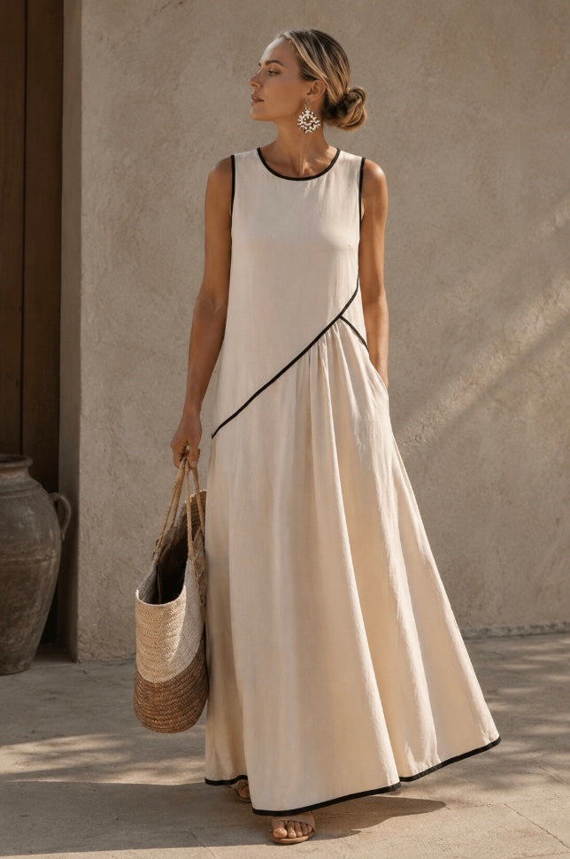 VESTIDO DE VERÃO COMPRIDO