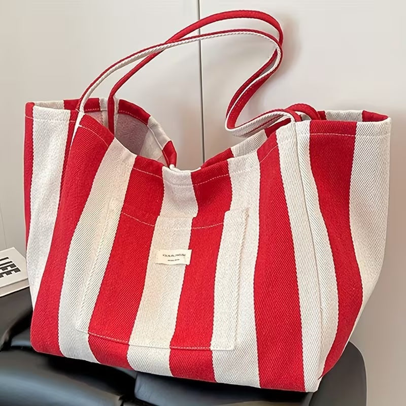 BOLSO SHOPPER RAYAS