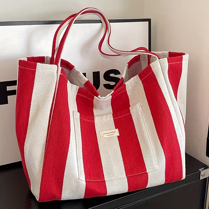 BOLSO SHOPPER RAYAS