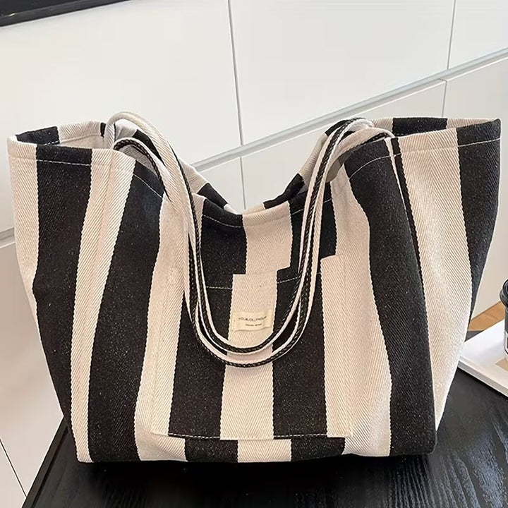 BOLSO SHOPPER RAYAS