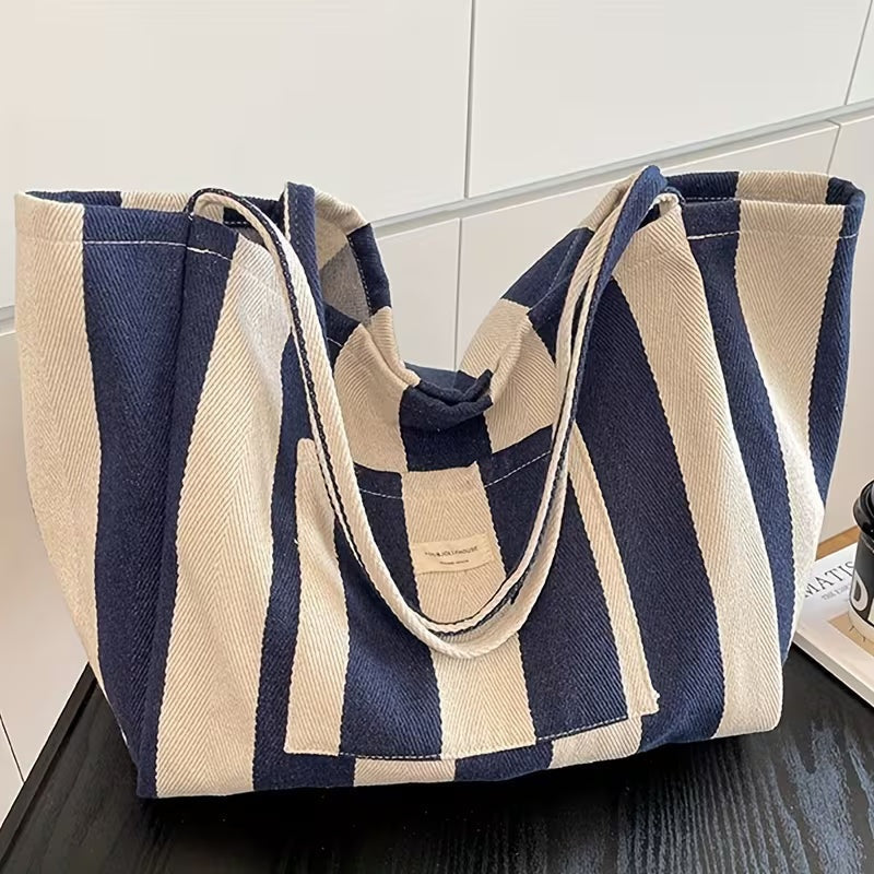 BOLSO SHOPPER RAYAS