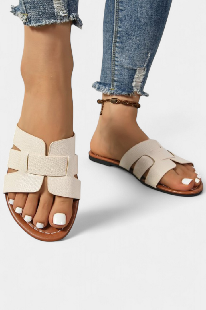 SANDALIAS PLANAS GEOMÉTRICO