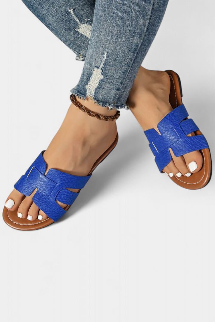 SANDALIAS PLANAS GEOMÉTRICO