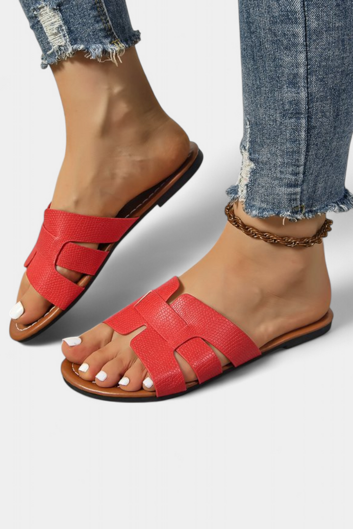 SANDALIAS PLANAS GEOMÉTRICO