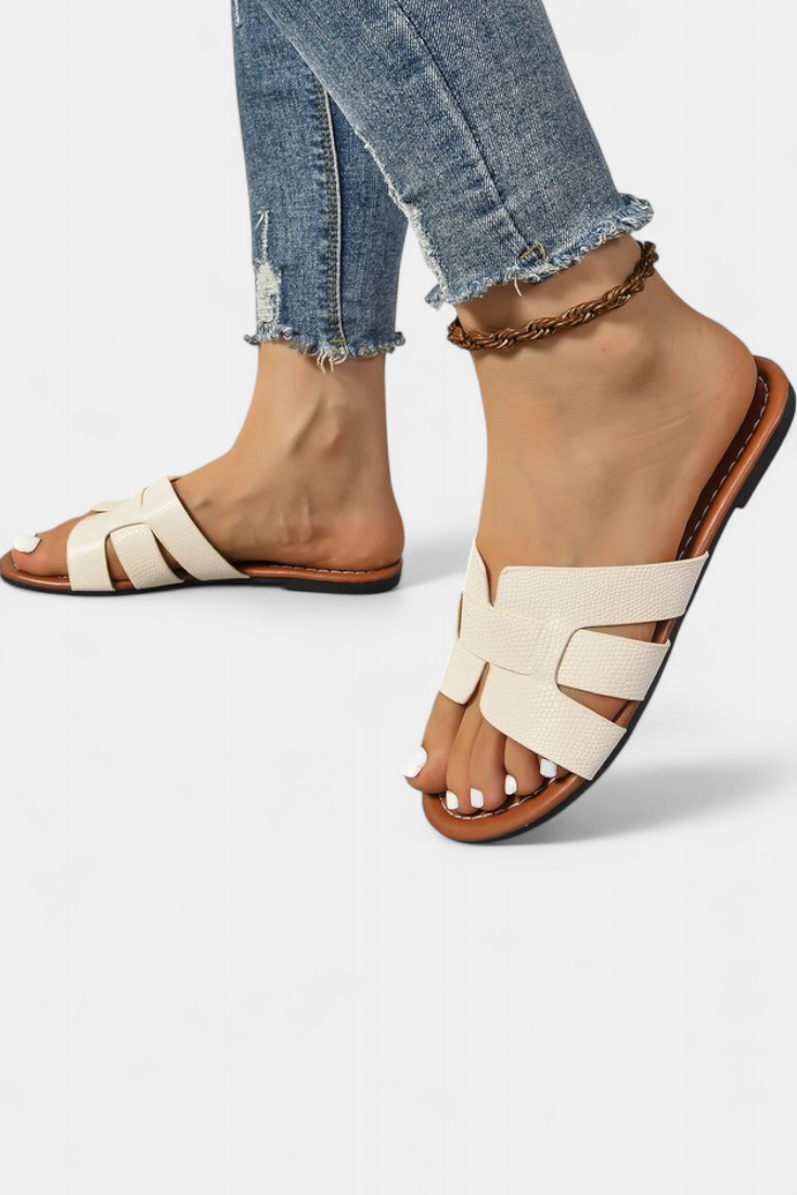 SANDALIAS PLANAS GEOMÉTRICO