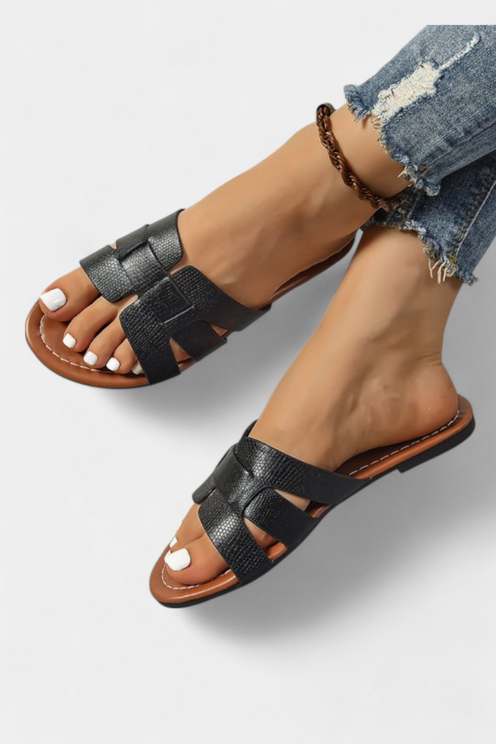 SANDALIAS PLANAS GEOMÉTRICO