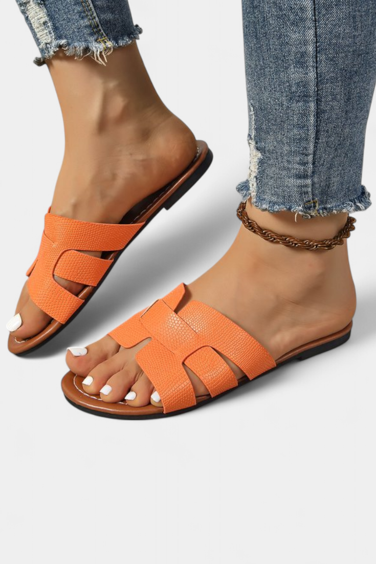 SANDALIAS PLANAS GEOMÉTRICO
