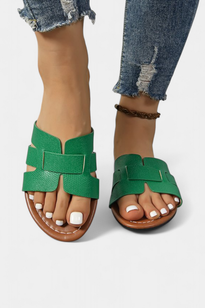 SANDALIAS PLANAS GEOMÉTRICO