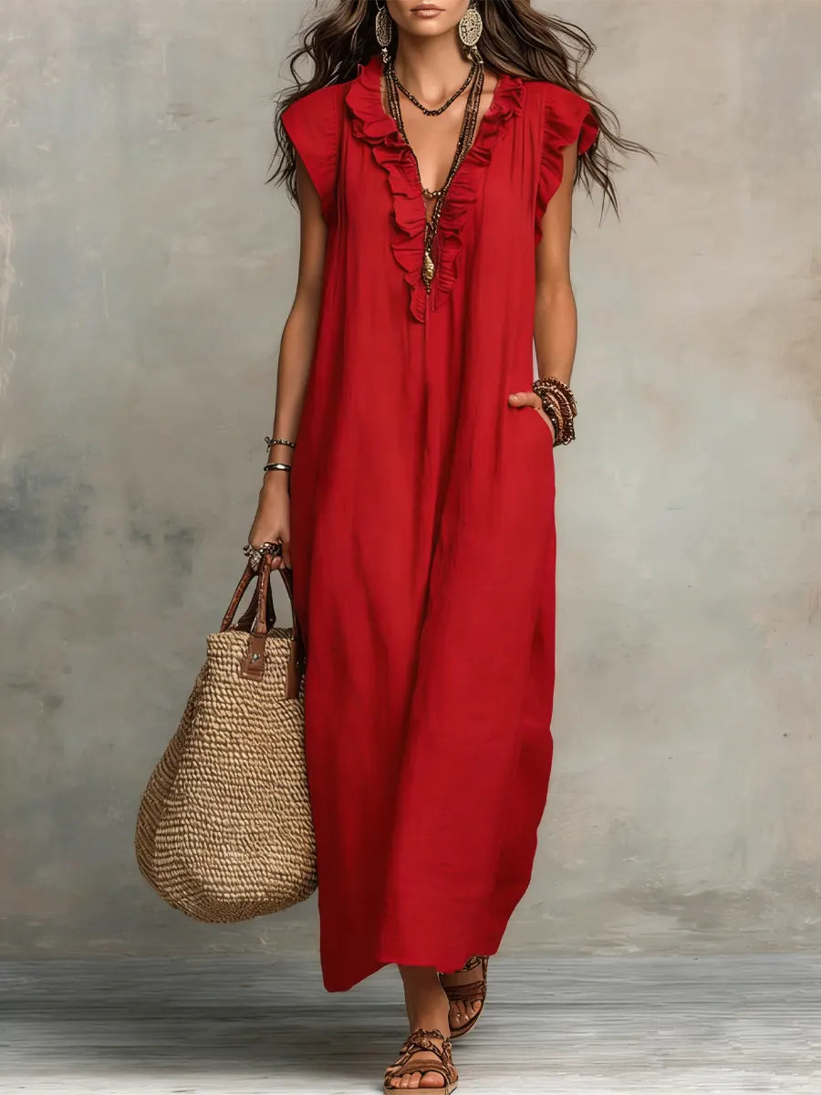 VESTIDO LARGO BOHEMIO