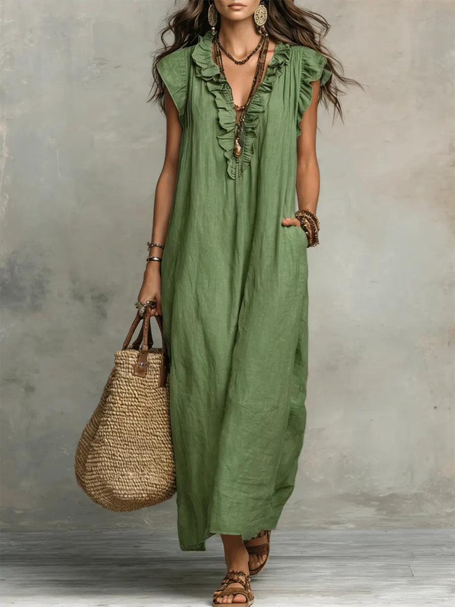 VESTIDO LARGO BOHEMIO