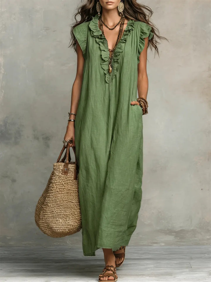 VESTIDO LARGO BOHEMIO