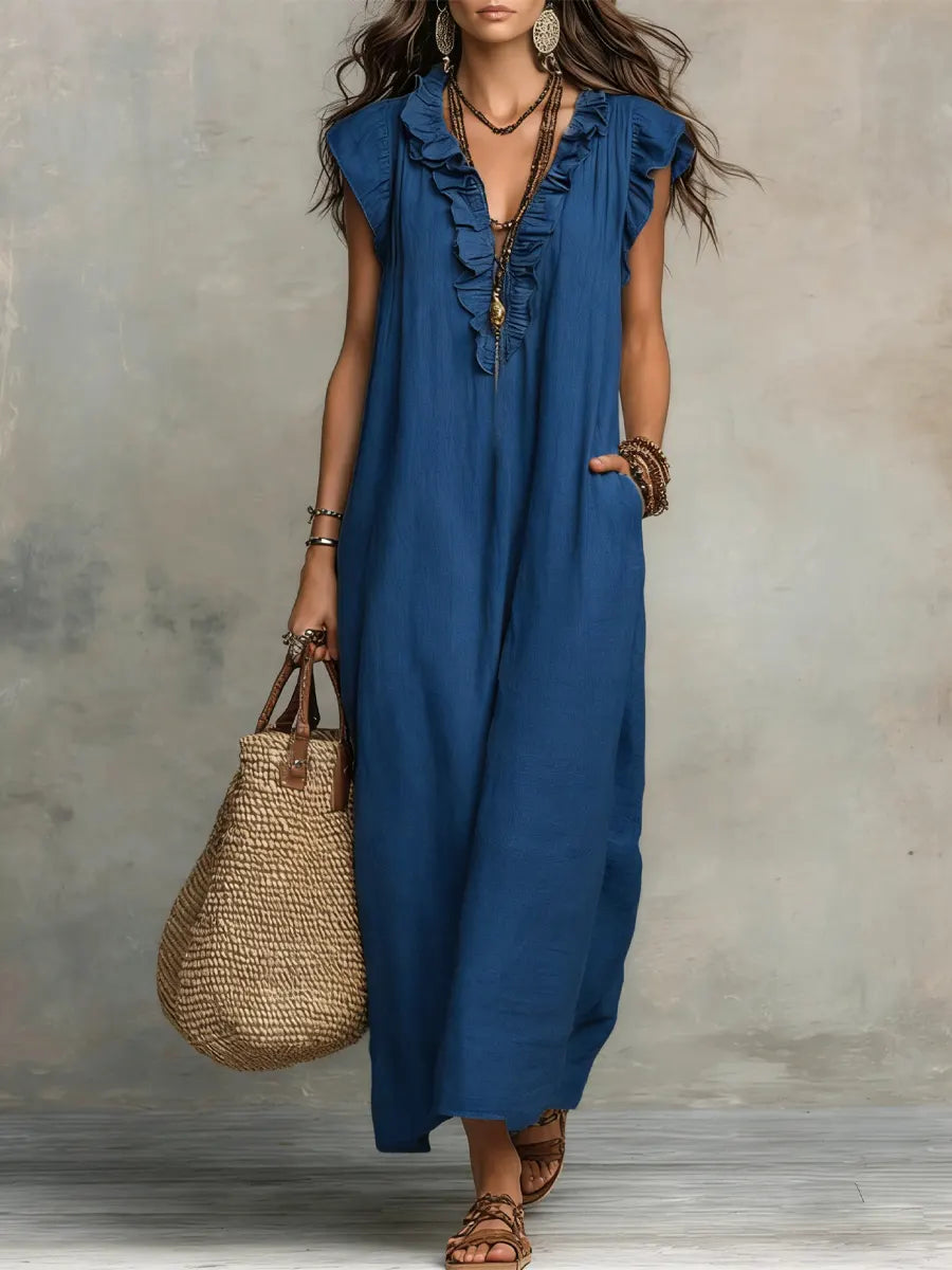 VESTIDO LARGO BOHEMIO