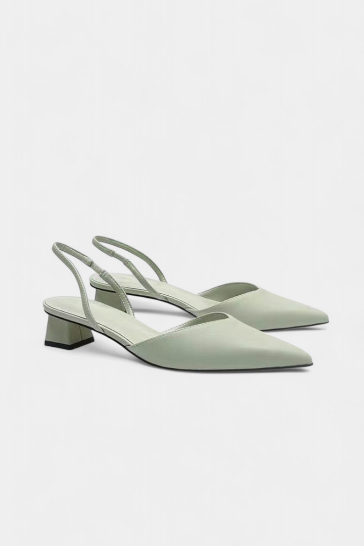 TACONES BAJOS PUNTIAGUDOS