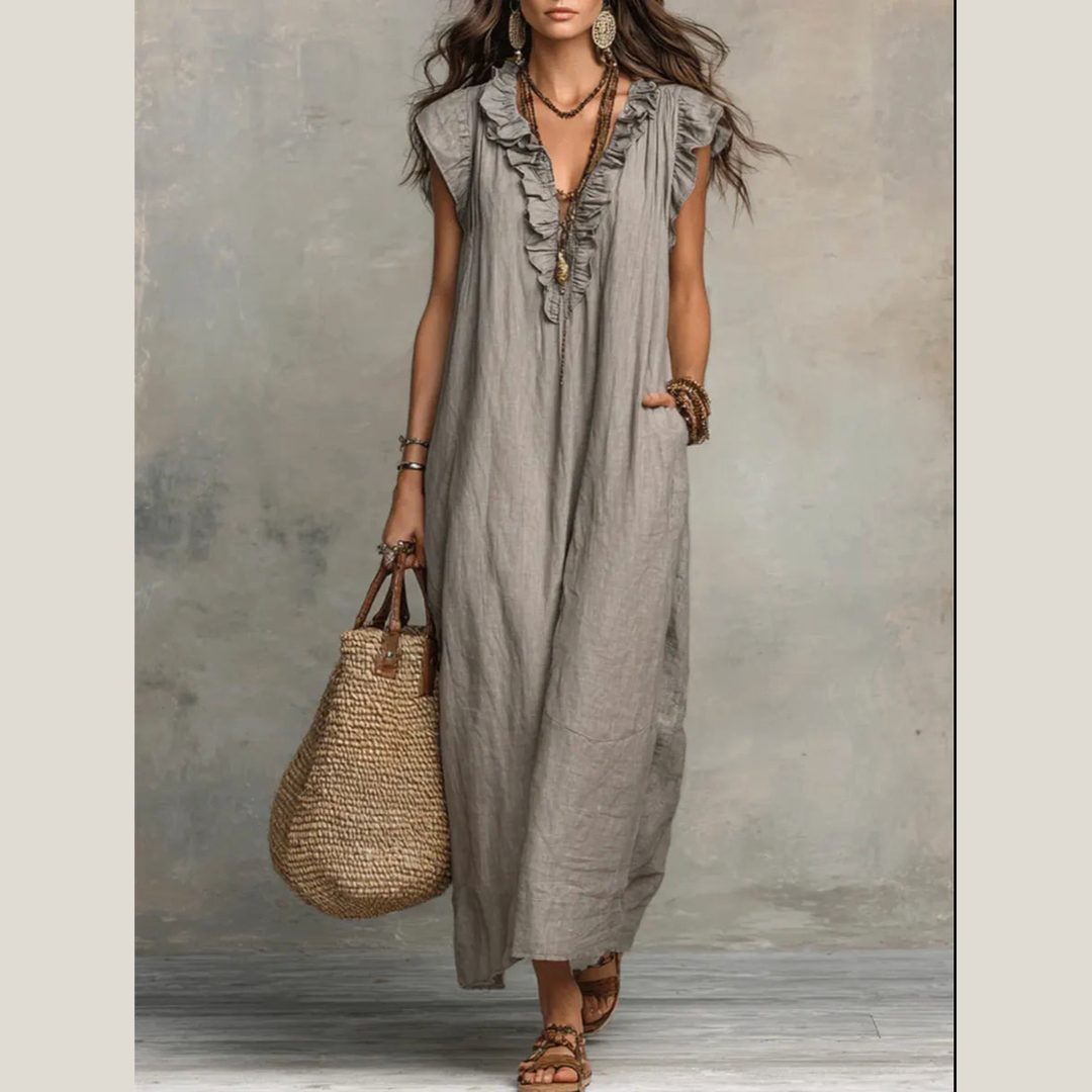 VESTIDO LARGO BOHEMIO